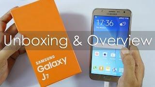 Samsung Galaxy J7 4G Smartphone Unboxing & Overview