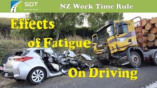 Effects Of Fatigue And Minimizing Strategies #SDT #NZ #License Work Time Rule