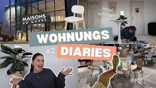 Der TISCH kommt, neuen SCHRANK kaufen, WOHNUNG ausräuchern | Vlog Wohnungs Diary #2