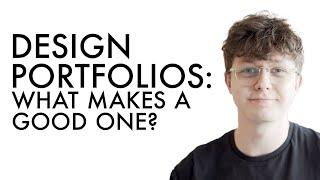 Design Portfolios: What Makes a Good One?