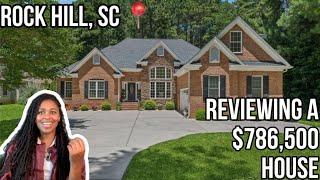 REVIEWING A $786,500 HOUSE FOR SALE IN ROCK HILL, SC | MOVING TO ROCK HILL, SC | ZILLOW