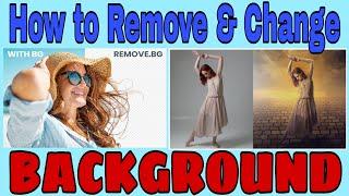 HOW TO REMOVE AND CHANGE BACKGROUND PICTURE | PAANO MAG ALIS AT MAGPALIT NG BACKGROUND PICTURE