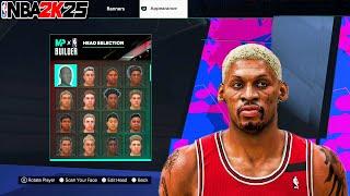 BEST DENNIS  RODMAN FACE CREATION IN  NBA 2K25