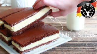 How to make Milk Slice - Recipe for German Milchschnitten  MyGerman.Recipes