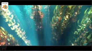 Make This Underwater Kelp Forrest Environment In Blender