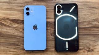 iPhone 12 vs Nothing Phone 1