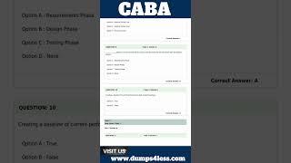 PEOPLECERT CABA Exam Dumps | Certified Associate Business Analyst