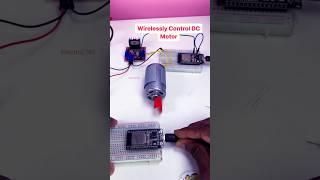 ESP32 Wireless Control DC Motor #esp32 #arduino #wireless #controller #dcmotor #shorts #nodemcu