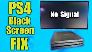 PS4 Black Screen FIX