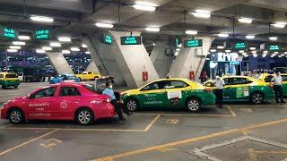 How to get an Airport Taxi at Suvarnabhumi Airport in Bangkok, Thailand (2025) (4K) Complete guide