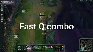 Riven normal vs fast Q combo