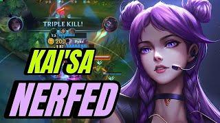Wild Rift Kai'Sa Nerfed But Still Good Pick in Patch 5.1d | Pro Builds!