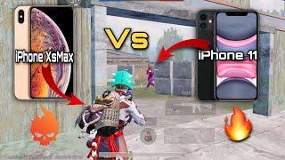 iphone xs max vs iphone 11 pubg test 2023 | 4finger full gyro | #10 Raith Gaming |