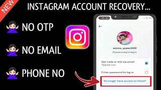 How to Recover Instagram Account without E-mail or Phone Number || Instagram Account Recovery 2023