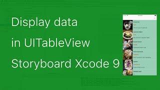 26-UITableView#2.Show data in table view and table view cells