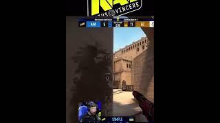 Симпл убил 4 с юспа #navi #games #csgo #simple