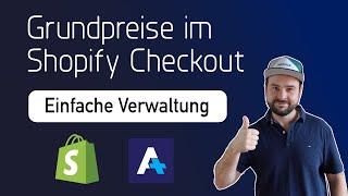 #1 Grundpreise im Shopify Warenkorb & Checkout - Abmahnungen verhindern! #shopify #addributes