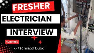 fresher electrician interview questions and answers / client interview Dubai @KKtechnicalDubai 