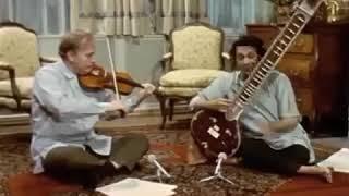 Ravi Shankar and Yehudi Menuhin