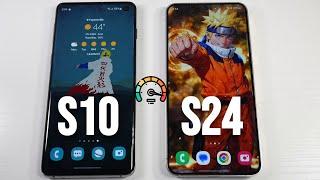 Samsung Galaxy S24 VS Samsung Galaxy S10 Vollgeschwindigkeitstest im Jahr 2025! Animationen, Rend...