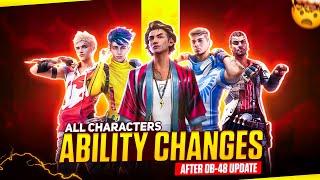 ALL CHARACTERS ABILITY CHANGE AFTER OB-48 UPDATE || OB-48 UPDATE ADVANCE SERVER