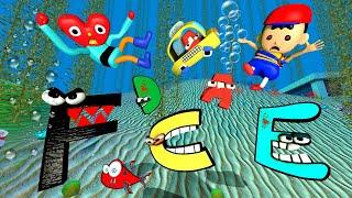  ALPHABET LORE 3D SANIC CLONES MEMES ROBLOX RAINBOW FRIENDS DEEP SEA SPARTAN KICKING in Garry's mod