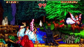 Samurai Shodown 2 [Arcade] - play as Mizuki (demonstration)