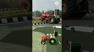 Swaraj tractor stunt||Tractor stunt||Tractors Stuck In Mud  john deere Tractor  Off Roads️