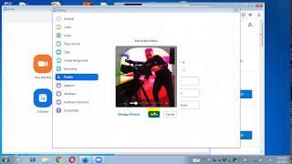 How to Change zoom app Profile pic in laptop desktop