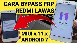 Bypass Frp Xiaomi Redmi Miui 11 Android 7 Redmi 4x, Redmi 4a, Redmi 5a, Redmi Note 4 etc