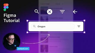#FIGMA TUTORIAL: Cómo diseñar una barra de búsqueda