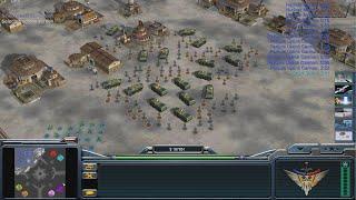 USA x CHINA vs 6 GLA - Command & Conquer Generals Zero Hour HARD Gameplay