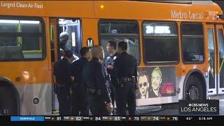 Metro bus attacked by group of street racers
