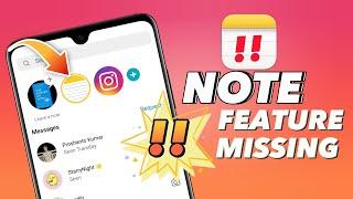 Fix Instagram Notes Not Showing | Get Back Your Missing Instagram Notes Feature