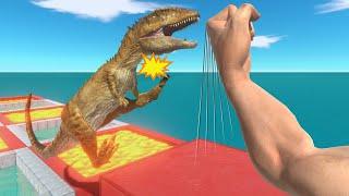 Extreme Challenge: Punching into Lava or Water (Sharks) | Arbs - Animal Revolt Battle Simulator 