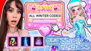 BIGGEST DRESS TO IMPRESS WINTER UPDATE IS HERE! NEW CODES! 3 QUESTS! NEW ITEMS!