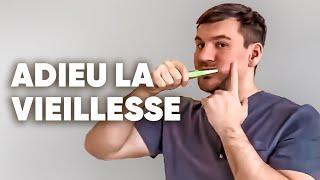 Rajeunissement de 20 ans en 2 minutes. Entraîneur de muscles faciaux fait maison.