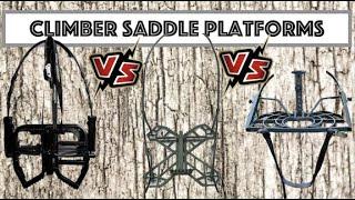 Climber Saddle Platforms: Panther Quick Climb VS. Broadside Mark II VS. Osprey Lean Ascent Assault