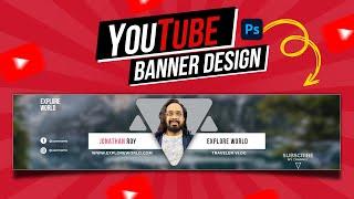 YouTube Banner Design In Photoshop 2022 | Photoshop Tutorial