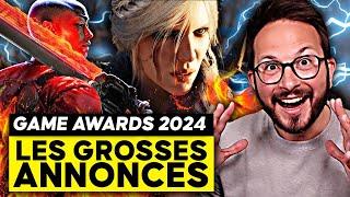 GAME AWARDS 2024 : Les ANNONCES à RETENIR  Naughty Dog, The Witcher 4, Onimusha, Fumito Ueda 