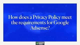 What Are The Privacy Policy ️‍️ Requirements for Google Adsense? 