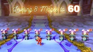 Leveling 8 mages to 60 - WoW Classic Multiboxing