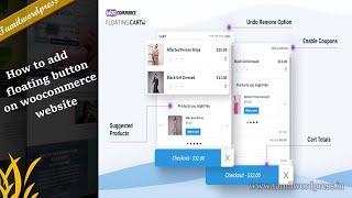 How to add a floating cart button on woocommerce website | Tamil