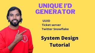 System Design | Unique Id Generator | Interview Questions | Twitter snowflake  Design.
