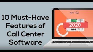 10 Must-Have Call Center Software Features | CallCenterHosting