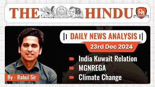 The Hindu Newspaper Analysis | 23 Dec 2024 | UPSC CSE |