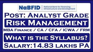 NABFID: Analyst Grade Risk Management Management!