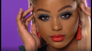 GLAM MAKEUP TUTORIAL FOR BLACK WOMEN BY NELLIE ROBERT