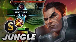 WILD RIFT DARIUS PENTAKILL IN JUNGLE SEASON 13