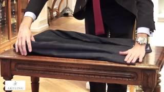 Artling - How to fold a suit to pack in a suitcase